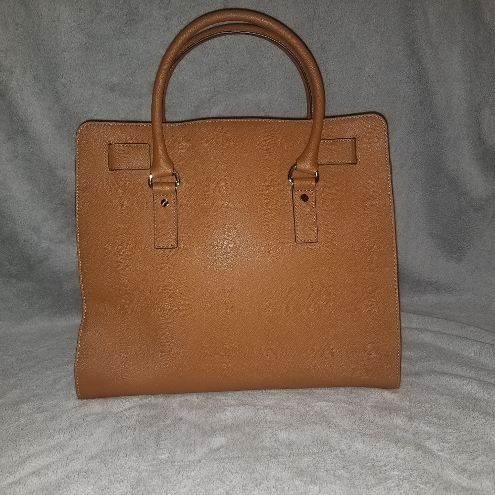 Michael Kors Hamilton Saffiano Leather Satchel - Picture 6 of 12